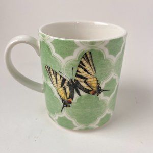 Lenox Butterfly Meadow Mug with "D" on the back
